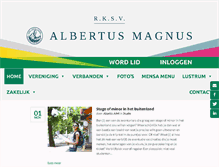 Tablet Screenshot of albertus.nl